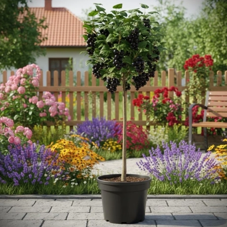 Arbust Fructifer - Coacaz Negru Tip Pomisor la Ghiveci