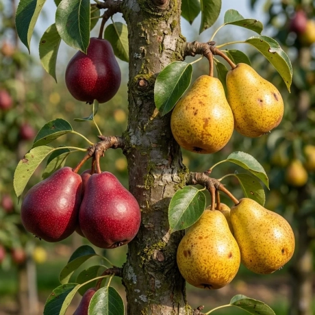 Păr Columnar Duo: Prosecco & Starkrimson