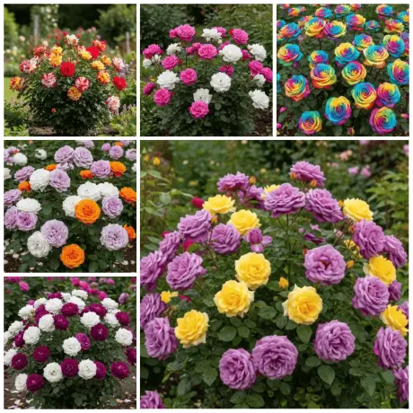 Pachet PROMO 6 Trandafiri Tip Tufa - Anul 4 - Radacina Ambalata