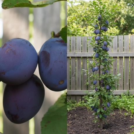 Pom Fructifer - Prun Columnar Centenar - Anul 4 cu Radacina Nuda