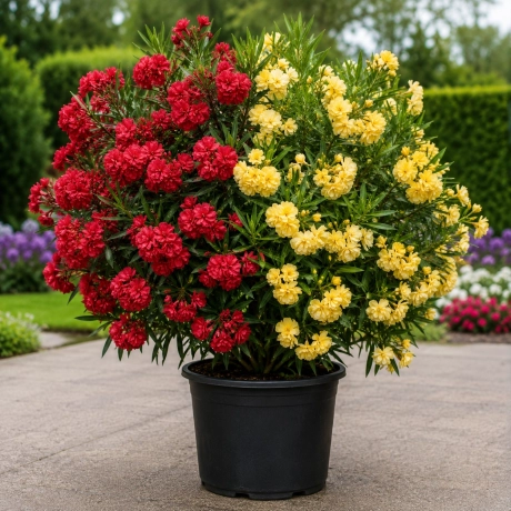 Leandru Tufa Bicolor - Rosu Cu Galben