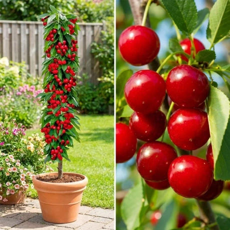 Pom Fructifer - Visin columnar Rubina la Ghiveci