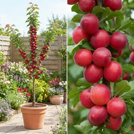 Pom Fructifer - Cais Columnar Ruby Sun la Ghiveci