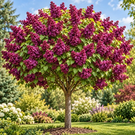 LIliac Black Purple 