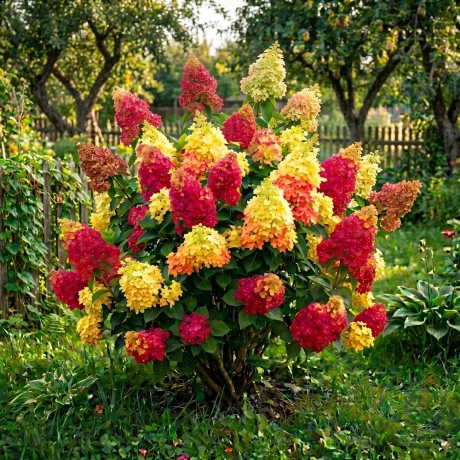 Hortensia Paniculata -  Bicolor Solar Flare