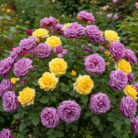 Trandafir Teahibrid Multicolor 1 Premium – Anul 4 – Radacina Impachetata