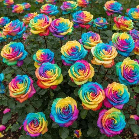 Trandafir Teahibrid Multicolor 4 – Anul 4 – Radacina Impachetata