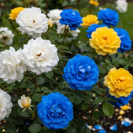 Trandafir Teahibrid Multicolor 7 – Anul 4 – Radacina Impachetata