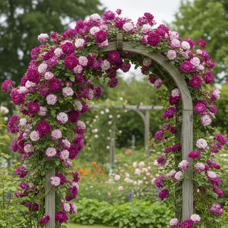 Trandafir Urcator Multicolor 6 – Anul 4 – Radacina Impachetata