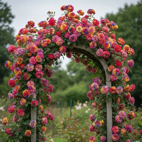 Trandafir Urcator Rainbow Premium– Anul 4 – Radacina Impachetata