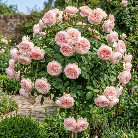 Trandafir David Austin - Evelyn - la Ghiveci