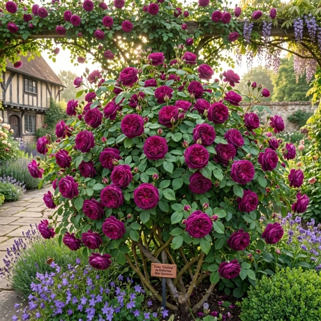 Trandafir David Austin - Munstead Wood -  la Ghiveci