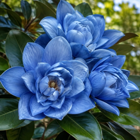 Magnolia Grandiflora „Blue Sapphire” la Ghiveci