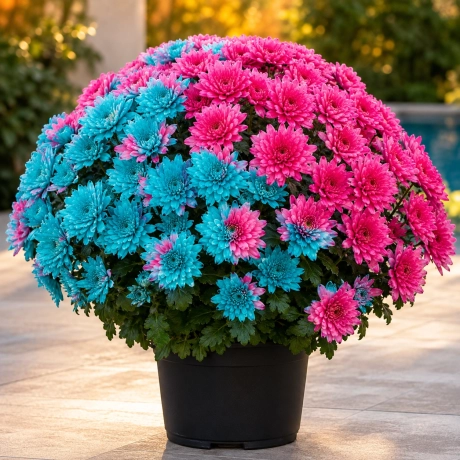 Crizanteme Timpurii - Turquoise Pink Fantasy