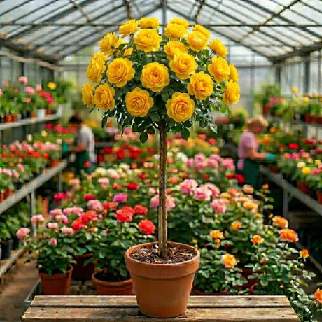 Trandafir Pomisor Patio Garden la Ghiveci