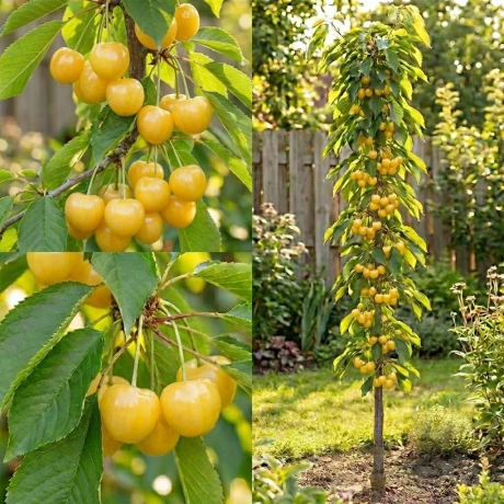 Pom Fructifer - Visin columnar Galben - Anul 4 cu Radacina Nuda