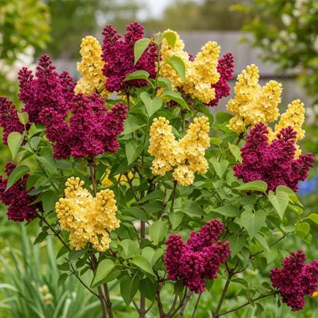 Liliac Altoit - Bordo cu Galben