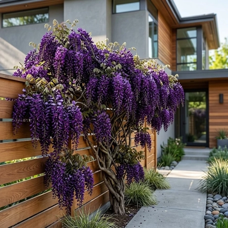Wisteria Cataratoare Dark Purple la Ghiveci