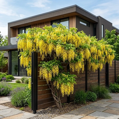 Wisteria Cataratoare Galbena la Ghiveci