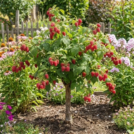 Arbust fructifer - Zmeur Pomisor Anul 3 - Rosu cu Radacina Impachetata