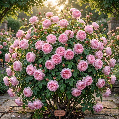 Trandafir David Austin - Gentle Hermione -  la Ghiveci